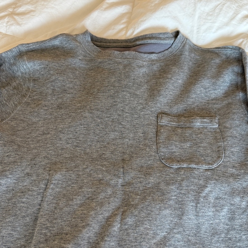 Vuori Jeffreys Pullover Gray Long Sleeve Top - Picture 8 of 15